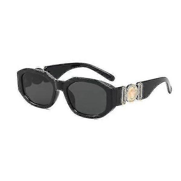 2022 Unika Små Solglasögon Dam Mode Personlighet Lady Medusa Huvud Vintage Fyrkantiga Goggles Solglasögon[HK]