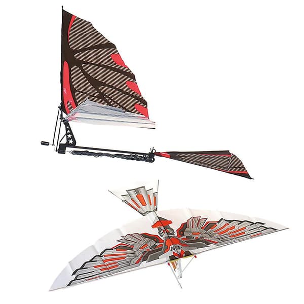 18 tommer Karbonfiber Imitert Fugl Montering Flaksende Vinge Fly Leke [YJD] A1