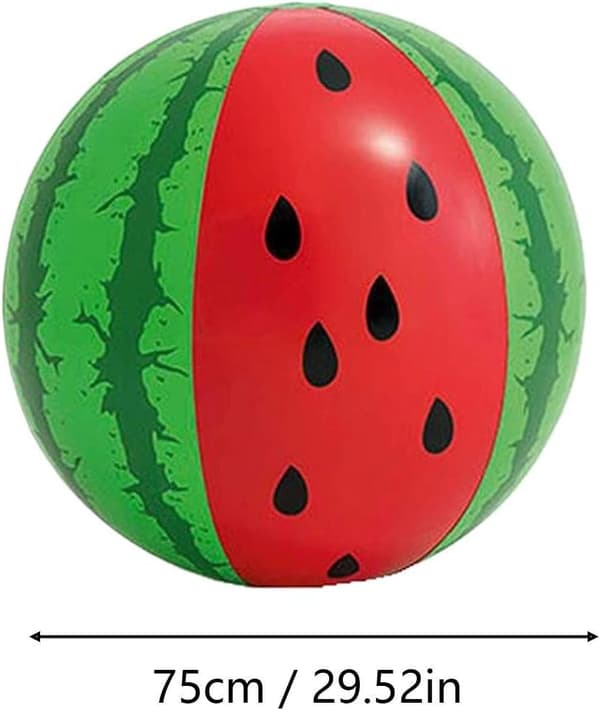 Oppustelig badebold | 75 cm PVC stor poolflyder | Tropisk vandmelon badebold - til tropisk begivenhed, vandland, ferie, sø, baghave [YJD]
