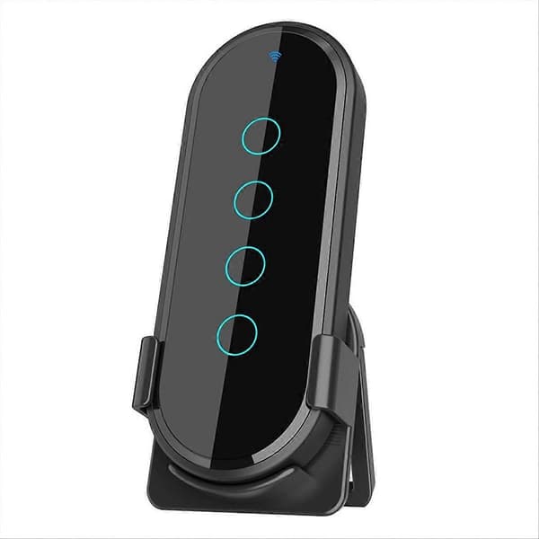 Smart Home 433mhz 4-tasters EV1527 Koding Nøkkel Fjernkontroll Svart[YJD]