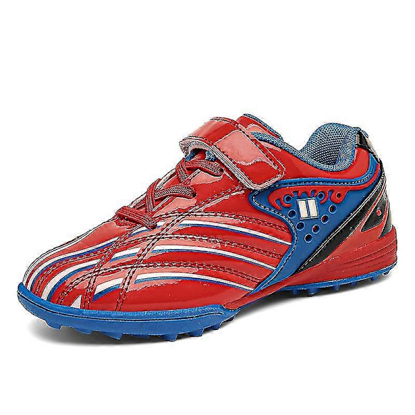 Fotbollsskor för barn Halkfria fotbollsskor Grässkor Fotbollssneakers 3026[HK] 32 Red