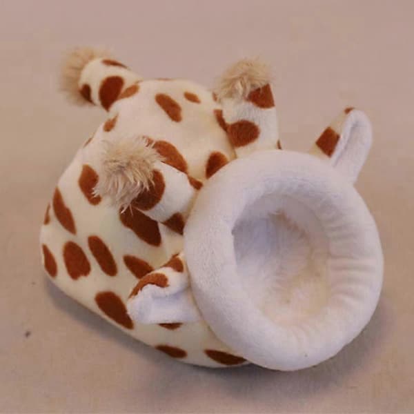 Hamster Seng Varm Blød Sød Dyreform Fortykkede Lille Kæledyrshus Seng til Vinter[YJD]