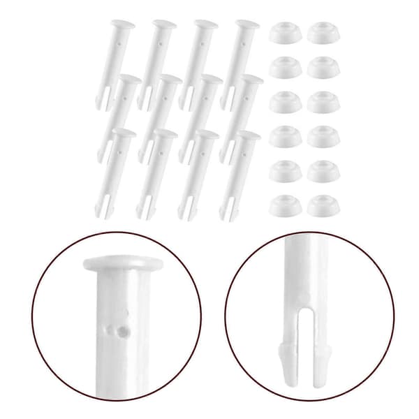 Plaststift för poolanslutning Pooltillbehör 40-pack [YJD]