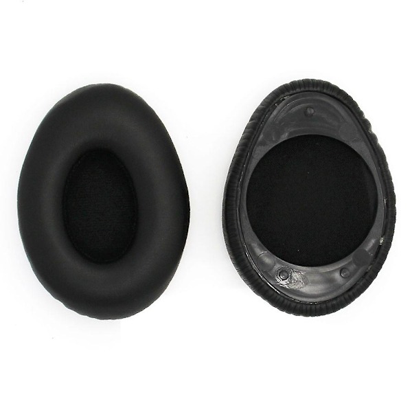1 par ørepuder til Monster Diamond Tears headset, udskiftning af proteinlæder + svampe ørepuder [HK] Black Style A