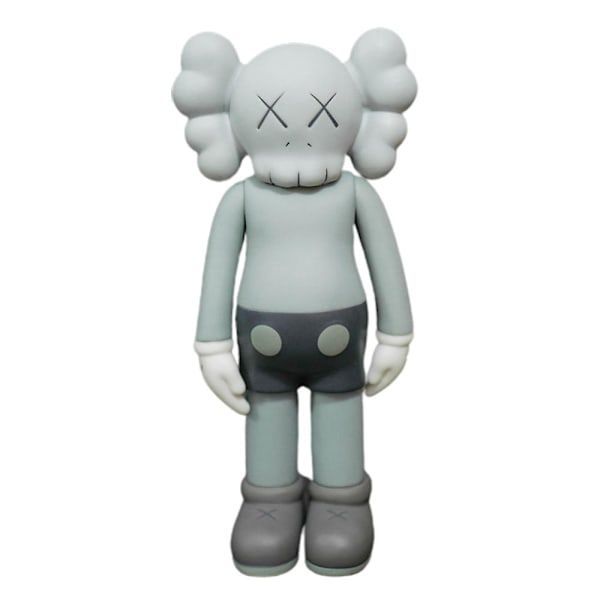 Kaws Figurer Leksak Trendig Samlarobjekt Modelldocka Leksaker Minifigurer Borddekoration Hyllpynt Present (YJD) Grey