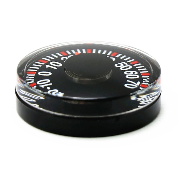 Mini Rund Diameter 27mm Plast Pekare Grader Celsius Termometrar för Hem Utomhus Bil Hushåll Temperaturmätare [YJD]