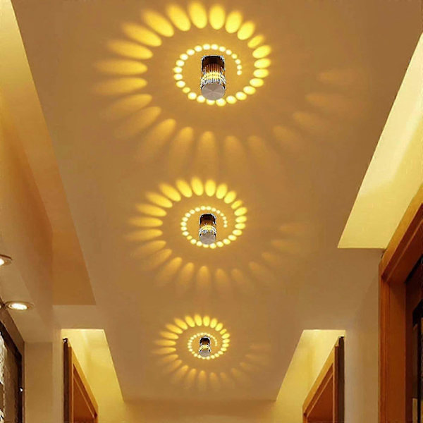 Numb 3 Watt LED, Lampe, Badlampe, Lampe, Lampe, Lampe, Gul[YJD]