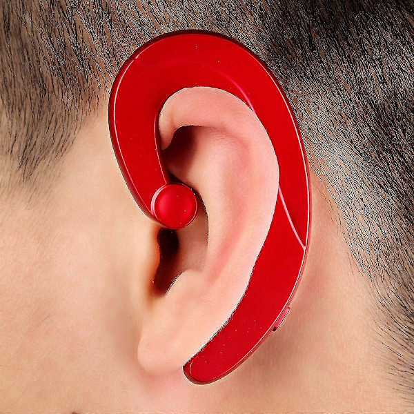 Benledningshörlurar Hörlurar Stereo HIFI bluetooth 4.1 Headset Sport [HK] Red