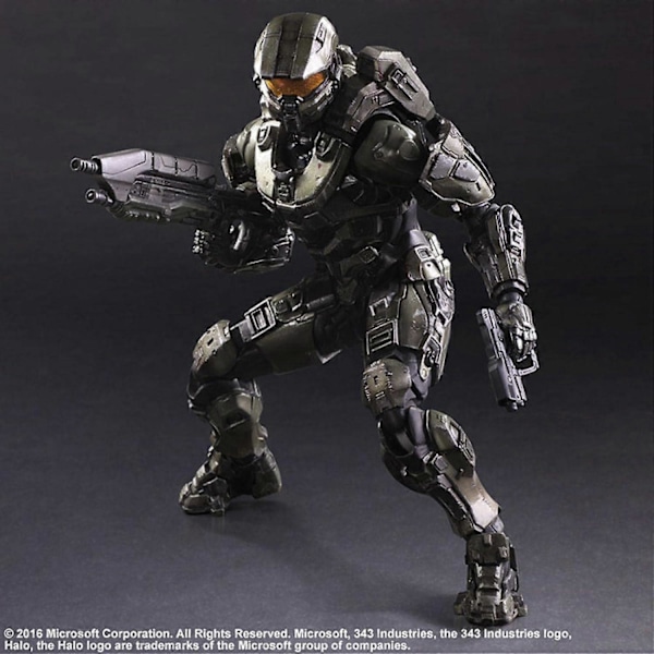 Game Play Arts Kai Halo 5 Guardians No.1 Master Chief Film PVC Action Anime Figurer Legetøj Anime Samling Model Legetøj 27cm_v (YJD)