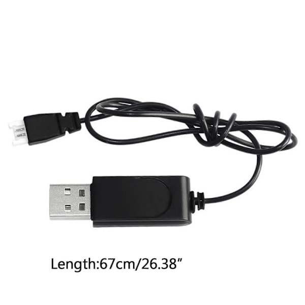 3.7V 500mA Lipo Batteri USB Oplader Kabel til RC Quadcopter FPV Drone Dele XH2.54 Stik[HK]