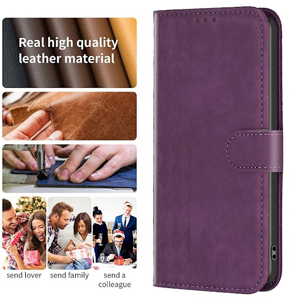 Til Samsung Galaxy A23 4G/A23 5G (Global Version)/M23 5G/M13 4G/F23 5G Telefonetui Tegnebog Mønster Sta[HK] Purple Style B Samsung Galaxy A23 4G