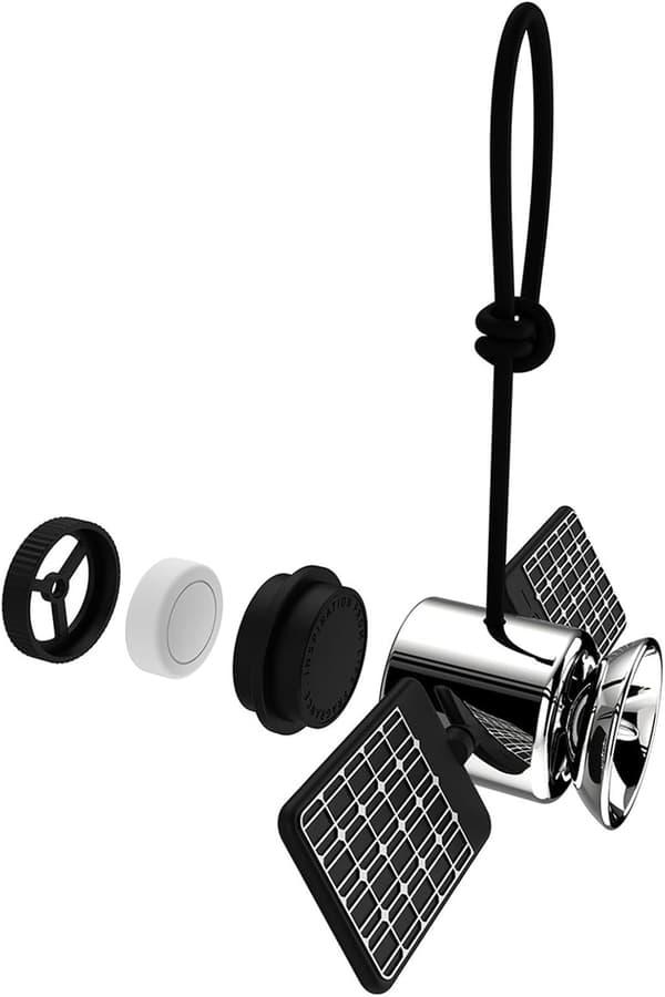 Bilduftfrisker til kvinder - Satellit 360° rotation bilpynt - Køretøjsduftpynt - til chauffør, detailhandler, rejsende, lastbil, autocamper, SUV Sed[YJD]