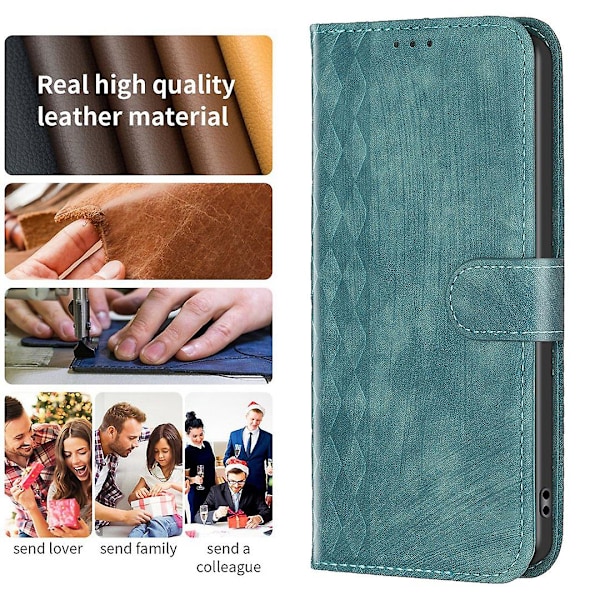 For Samsung Galaxy A23 4G/A23 5G (Global Version)/M23 5G/M13 4G/F23 5G Telefonveske Lommebok Mønster Sta[HK] Green Style D Samsung Galaxy A23 4G
