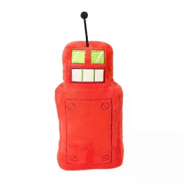 HaKeLai Ny BFDI Battle For Dream Island Plyschleksak Gosedjur Mjukt Djur X Siffror Blintz Block Markör Penna Häftapparat Pommes Frites Gåvor[YJD] Robot 20cm
