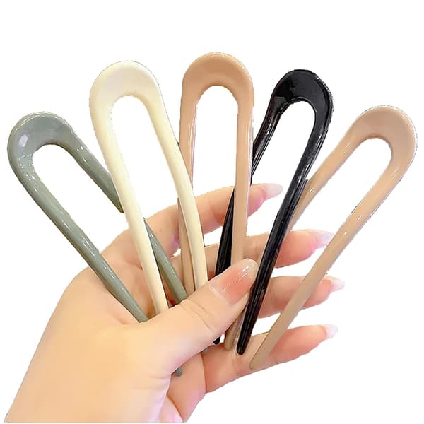 U-formade håraccessoarer för kvinnor och flickor - 5-pack[YJD]
