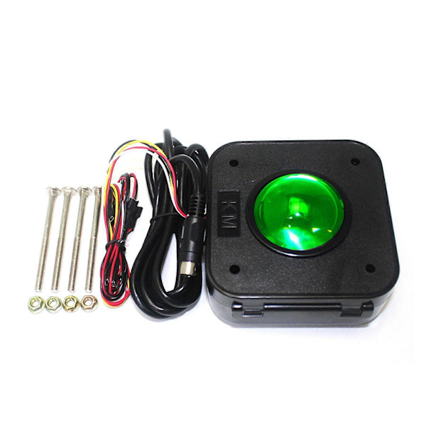 USB Arkadspel Trackball Mus Upplyst LED Rund 4.5cm USB-kontakt Skruvar FT[YJD]