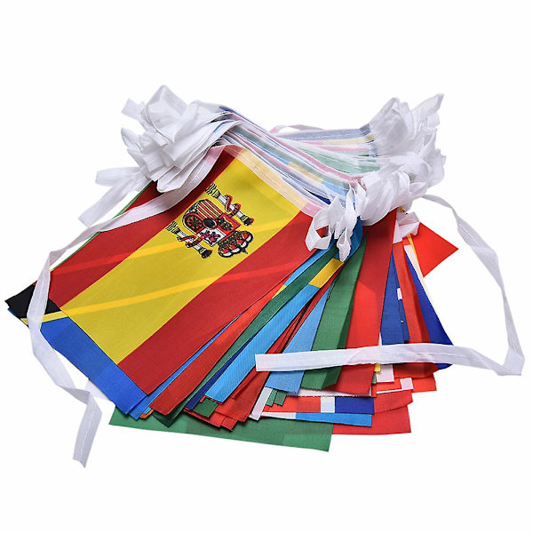 Internasjonalt Verdens Land String Flagg Bar[YJD] Multi-color 1Pc