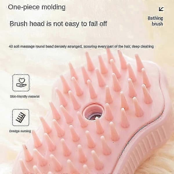 Den originale Fluffybrush, Misty-børste til hunde, Misty-plejebørste til hunde [YJD] pink