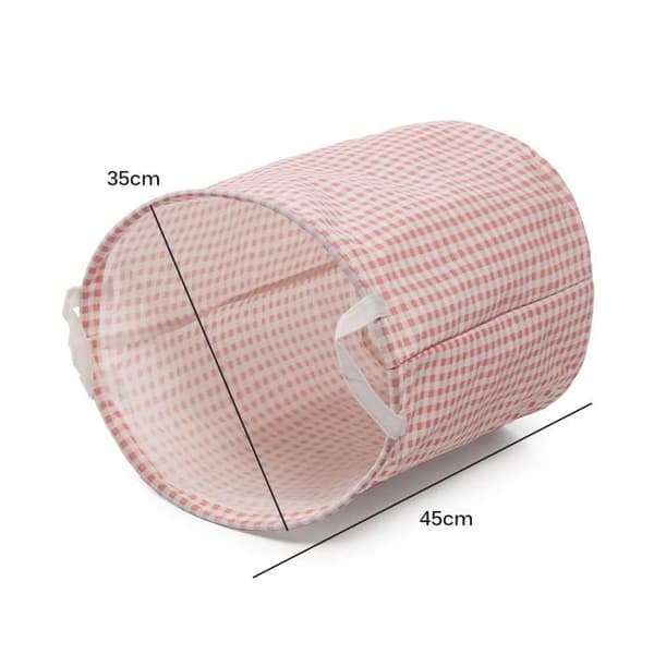Vandtæt vasketøjskurv, tøjopbevaringspose, spand, efterbehandlingspose, børnelegetøj, pink (YJD)