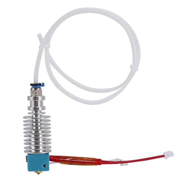 For ANYCUBIC Mega/Mega S Mega X Chinron 4Max pro2.0 Vyper3D skriver ekstruder hot end med 0.4mm dyse (for Mega X)[HK] Silver