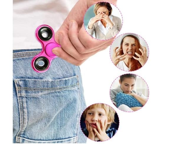 Fidget Spinner Sensorisk Håndlegetøj Angst- og Stresslindrende Håndspinner Gaver til Børn Tasker[YJD]
