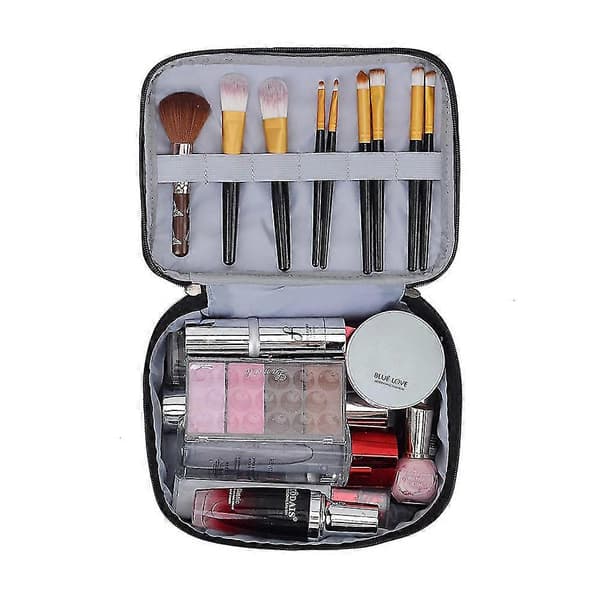 Toilettaske Dobbeltlags Kosmetiktaske Gennemsigtig Stor Makeuptaske[YJD]