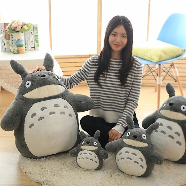 30/40cm Søt Anime Barn & Totoro Dukke Stor Størrelse Myk Pute Plysj Leke (YJD) Style B 30cm