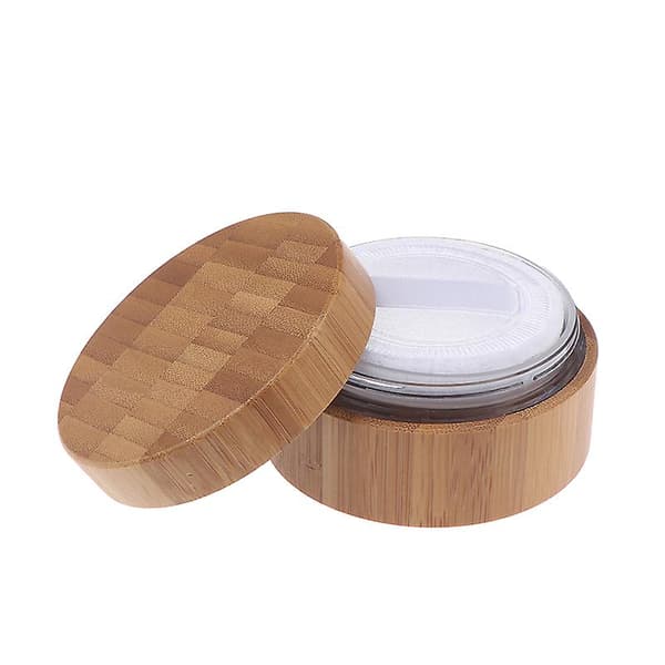 Smink Sifter Lokk Puff Organizer 30ml[YJD] Brown 1Pc