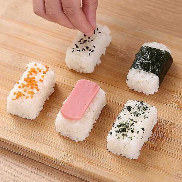 5 stk./sæt Sushi Nigiri Maker Risboldforme Nonstick Press Maker Diy Bento Værktøj[YJD] Transparent 1pc