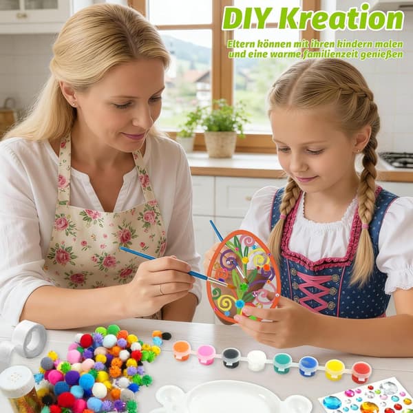 Påske trædekorationer DIY-sæt til børn og voksne[YJD]
