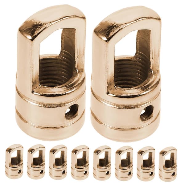 10 stk. lampemutter i roségull for pendellamper med elegant design til hjemmet [YJD]