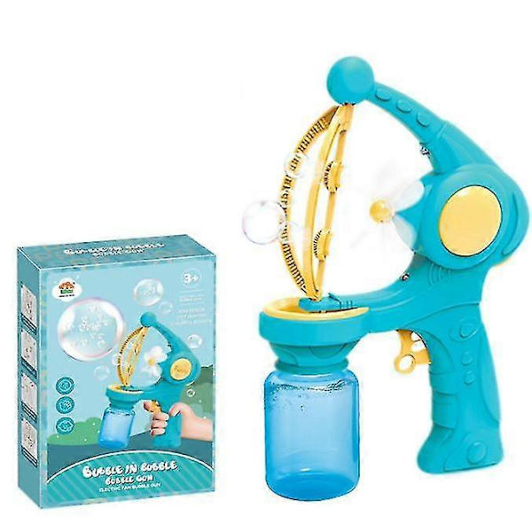 Automatisk Bubbelpistol Bubbelblåsare Utan Bubblor[YJD] blue