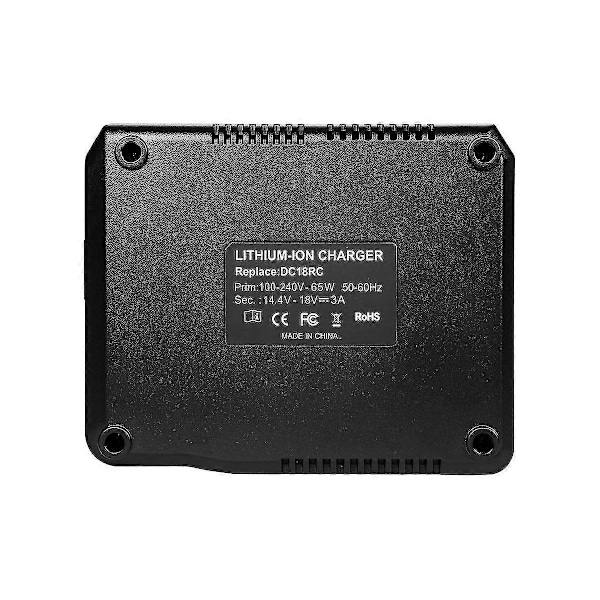 För DC18RC Batteriladdare Med LED-Display 14.4V 18V 6Ah BL1830 BL1430 BL1860 BL1890 Verktyg Ström Ch[YJD]