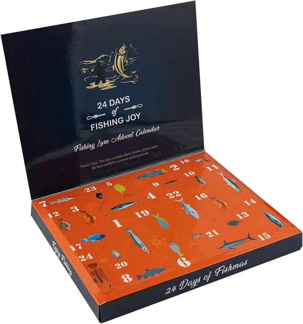 24-dagars adventskalender med fiskedrag (JYD)