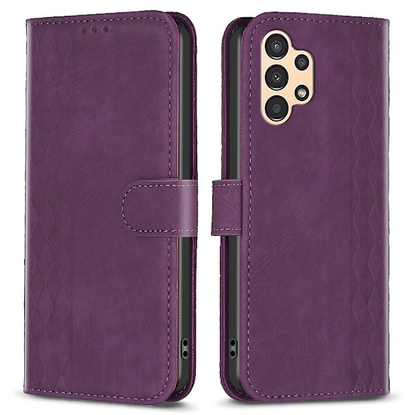 Til Samsung Galaxy A23 4G/A23 5G (Global Version)/M23 5G/M13 4G/F23 5G Telefonetui Tegnebog Mønster Sta[HK] Purple Style B Samsung Galaxy A23 4G