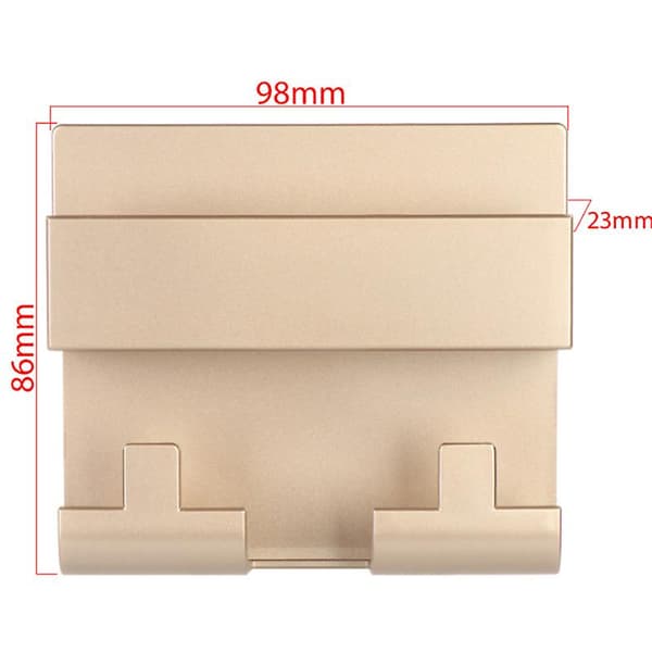 Hotel Universal Paste Style Puhelimen Latausteline Kiinnike Seinäteline Puhelinteline[YJD] Gold 1pc