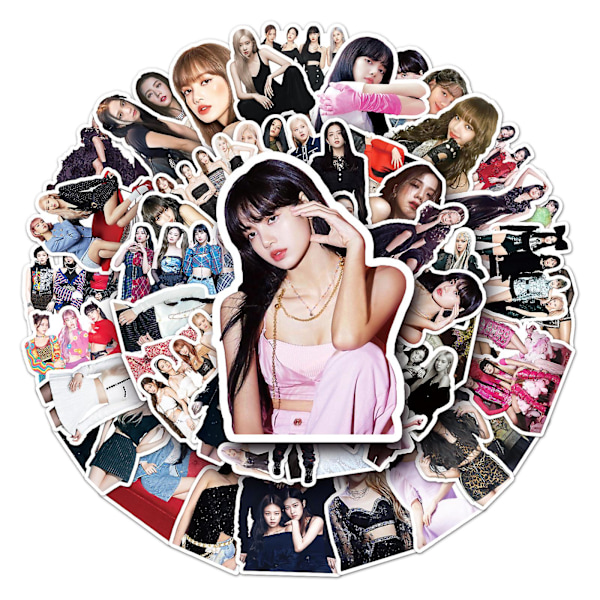 50 stk Blackpink Stickers Computer Dekal Til Laptop Vandflasker Skateboard Graffiti Patches