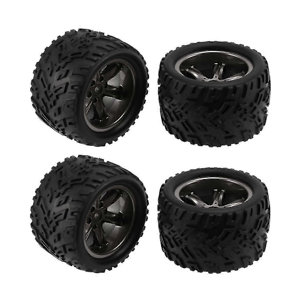 4 kpl Renkaat Pyörä XINLEHONG 9125 9116 X9115 X9116 GPTOYS S911 S912 1/12 RC-auton varaosille [YJD] As shown
