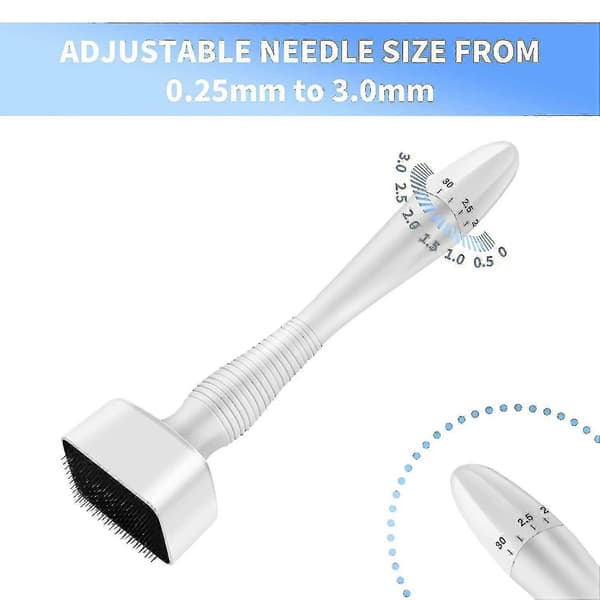 Microneedle Derma Stamp til ansigtshud, arreparation efter akne og hårvækst [YJD]