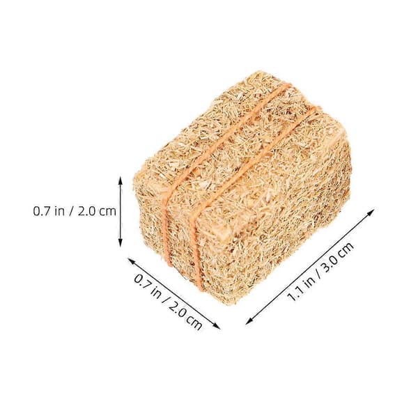Dockskåp Mini Höstack Gårdsdekoration med 6 st Minihöstackar [YJD]