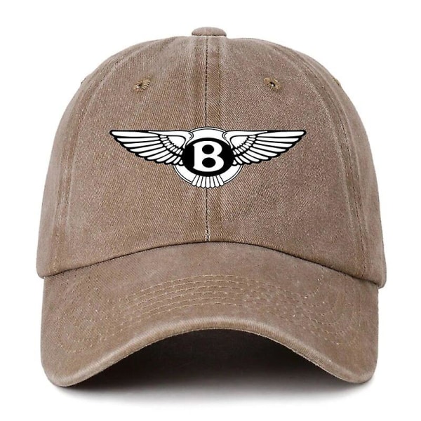 Bentleys Solid Washed Denim Baseball Cap Vintage Unisex bomull Sport Hatt Utomhus Soft Top Andas mångsidiga solskyddskepsar
