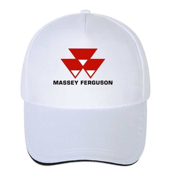 Massey Ferguson Cotton Sun Helmet Baseball Cap - Justerbar, Unisex Outdoor Snapback traktor Jordbruksmössa i koppar