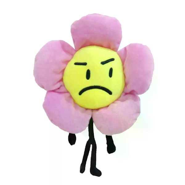HaKeLai Ny BFDI Battle For Dream Island Plyschleksak Gosedjur Mjukt Djur X Siffror Blintz Block Markör Penna Häftapparat Pommes Frites Gåvor[YJD] Flower 20cm