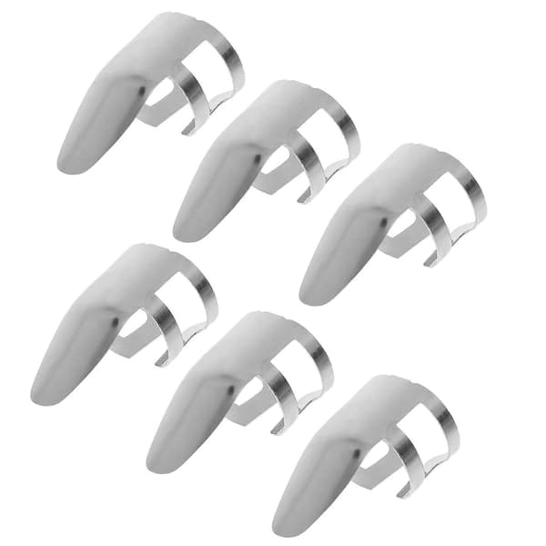 18 stk. gitar-fingerplekter i rustfritt stål for gitarbruk [YJD]