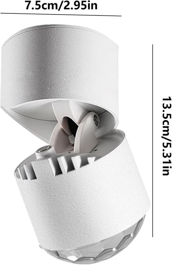 USB nattlys med dynamisk og glitrende vanneffekt – Romantisk og dynamisk stemningsprojektor (bølgeeffekt) for middagsselskaper (JYD)