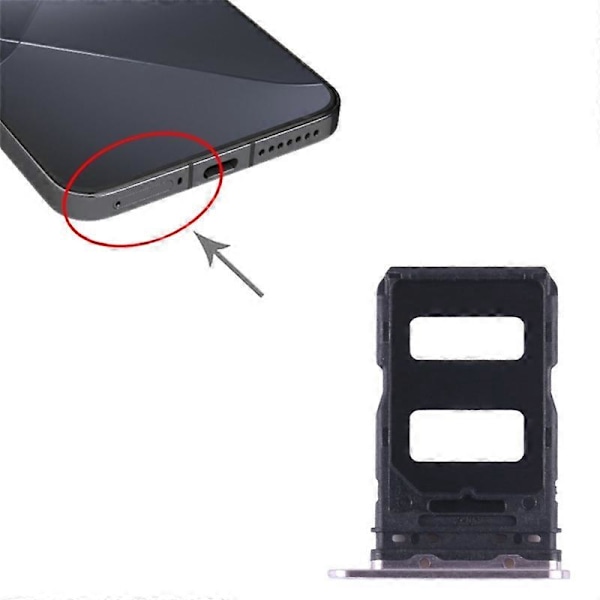 Xiaomi 14 Dual SIM -korttikelkan pidikkeen varaosa (ilman logoa) [HK] Multicolor Purple