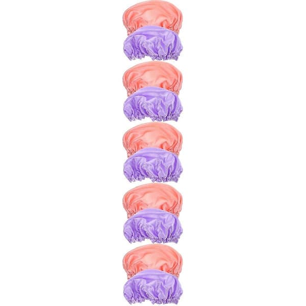Satinduschmössor Badhuvor för kvinnor 10-pack Kollektion[YJD]