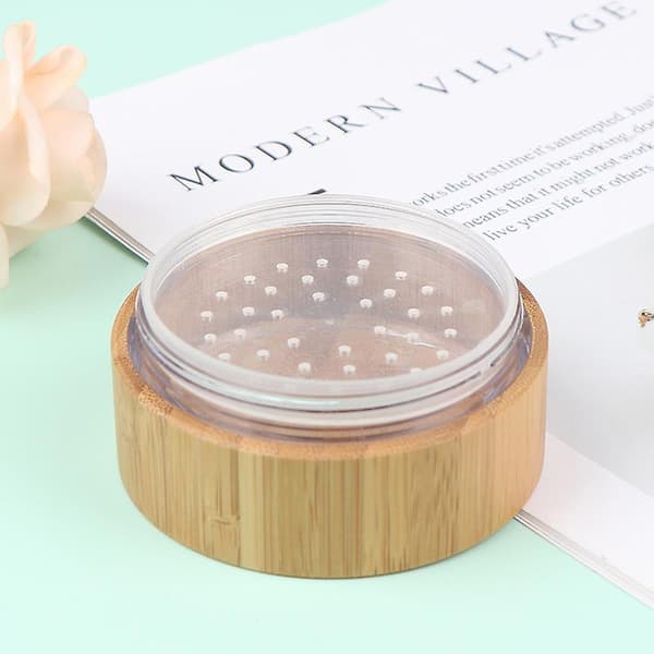 Meikkisihviläkannet Puff-järjestäjä 30ml[YJD] Brown 1Pc