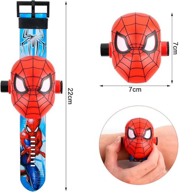 Lasten digitaalinen projektiokello 24 kuviolla[YJD] Spider-Man