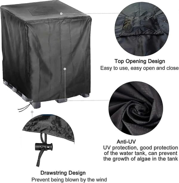 600l Tankdeksel, Samlere, For 600l Vanntank (120x80x100cm)[YJD]